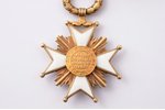 Triju Zvaigžņu ordenis, 3. pakāpe, sudrabs, zeltījums, emalja, 875 prove, Latvija, 1924-1940 g., "Vi...
