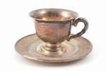 service: teapot and 5 tea pairs, silver, 875 standart, total weight of items 637.40 g, Vietnam, h (t...