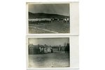 photography, 2 pcs., Gelibolu town in Turkey, parade of General Kutepov's 1st Army Corps, Russia, be...