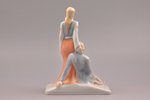 figurine, Couple in traditional costumes, porcelain, Riga (Latvia), J.K.Jessen manufactory, signed p...