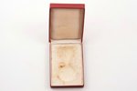 case, for Medal of Honour of the Order of Vesthardus, Latvia, 1924-1940, 10 x 7.2 x 2.6 cm...