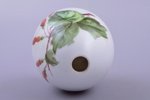 easter egg, "Fuchsia flower", porcelain, Imperial Porcelain Manufactory, hand-painted, Russia, the b...
