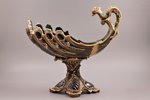 vase, "Dragon", majolica, Zelm & Boehm, Riga (Latvia), Russia, 1901, h 36.2 cm, missing fragment of...