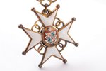 орден, Крест Признания, 5-я степень, серебро, эмаль, Латвия, 1938-1940 г....
