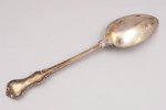 set of 6 soup spoons, silver, 875 standard, total weight of items 493.20, 22 cm, H. Bank's workshop,...