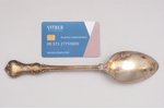 set of 6 soup spoons, silver, 875 standard, total weight of items 493.20, 22 cm, H. Bank's workshop,...