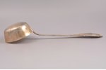 ladle, silver, 84 standart, 1896-1907, 260.30 g, by Gutav Klingert(?), Russia, 30.9 cm...
