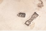 стопка, серебро, 84 проба, 46.85 г, чернение, золочение, h 5 см, 1843 г., Москва, Российская империя...