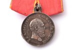 medal, For diligence, Alexander III, Russia, the end of 19th century, 35.2 x 29.3 mm...