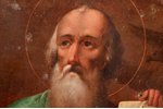 icon, Saint John the Apostle, board, silver, painting, 84 standart, by Gustav Magnus Ockerblom, Russ...