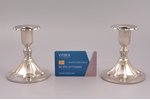 pair of candlesticks, silver, 830 standard, total weight of items 354.95, h 10.5 cm, Finland...
