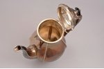 coffeepot, silver, 830 standard, 612.15 g, h 24.3 cm, import hallmark of Finland...