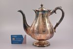 coffeepot, silver, 830 standard, 634.85 g, h 23 cm, Finland...