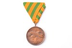 The medal of fruitful work, Latvia, 1940, 39 x 33.5 mm...