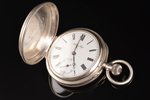 pocket watch, "Павелъ Буре (Pavel Buhre)", "For excellent shooting", Russia, Switzerland, silver, 84...