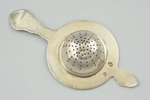 strainer with stand, silver, 826 standart, total weight of items 87.40g, Denmark, 5.8 x 14 x 6.7 cm...