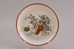 decorative plate, Oriental motif, porcelain, M.S. Kuznetsov manufactory, Riga (Latvia), 1937-1940, Ø...