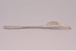 fork, silver, 84 standard, 43.60 g, 16.8 cm, Andrey Postnikov factory, 1886, Moscow, Russia...