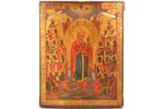 икона, Богоматерь Всех Скорбящих Радость, доска, живопись на золоте, Российская империя, 40 x 31.9 x...
