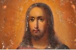 icon, Jesus Christ Pantocrator, board, silver, painting, 84 standard, by Bogdanov Trofim Semyonov, R...