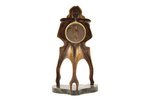 настольные часы, "Junghans", модерн, Германия, рубеж 19-го и 20-го веков, 864.55 г, h 26.3 см, Ø 49...