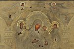 icon, Mother of God "Consolation in Afflictions and Sorrows", silver, painting, 84 standart, Russia,...