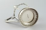 tea glass-holder, silver, 830 standard, 77.50 g, h 8.7 cm, Ø (inside) 5.8 - 6.2 cm, 1904, Finland...