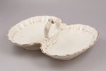 fruit dish, porcelain, M.S. Kuznetsov manufactory, Riga (Latvia), Russia, 1872-1887, 31 x 24.5 x 10...