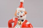 figurine, Clown, porcelain, USSR, Dmitrov Porcelain Factory (Verbilki), molder - S.M. Orlov, the 50i...