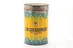коробочка, акционерное общество "L.W. Goegginger", Рига, металл, Латвия, 20-30е годы 20го века, h 26...