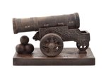 скульптура, "Царь-пушка", автор модели В.П. Крейтан, чугун, 14.5 x 23.8 x 11.7 см, вес 3450 г., СССР...
