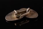 cufflinks, corporation "Selonija", enamel, the item's dimensions 2 x 1.2 cm, Latvia...