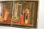 icon, The Exaltation of the Holy Cross, consist of two parts, board, painting, Russia, the 2nd half...