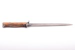 Krag Bayonet, Scabbard & Frog, model 1894/M4, for USA M1 rifle, total length 33.5 cm, blade length 2...