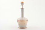 carafe, milk glass, hand painting, the border of the 19th and the 20th centuries, h 16.5 cm...