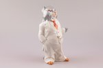 статуэтка, Господин кот, фарфор, Украина, Коростенский фарфоровый завод, автор модели - А.Г. Шевченк...