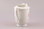 cream jug, porcelain, Langebraun, Estonia, the 20-30ties of 20th cent., the 30-40ties of 20th cent.,...