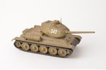 T34 tank model, metal, USSR, 198?...