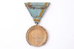 Знак Почёта к ордену Трёх Звёзд, 1-я степень, серебро, 875 проба, Латвия, 37.8 x 34.6 мм...