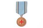 медаль, Красный Крест, Эстония, 20е-30е годы 20го века, 33.1 x 29.4 мм...