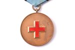 медаль, Красный Крест, Эстония, 20е-30е годы 20го века, 33.1 x 29.4 мм...