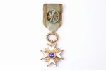 Орден Трёх Звёзд, 4-я степень, серебро, позолота, эмаль, 875 проба, Латвия, 20е годы 20го века...