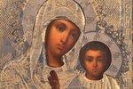 ikona, Kazaņas Dievmāte, dēlis, sudrabs, gleznojums, zeltījums, 84 prove, Krievijas impērija, 1895 g...