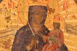 ikona, Dievmāte Visu sērojošo Prieks, dēlis, gleznojums, zeltījums, Krievijas impērija, 44.4 x 37 x...