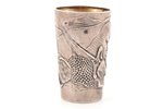 goblet, silver, 84 standard, 94.85 g, gilding, h 9.8 cm, by Mikhail Tarasov, 1896-1907, Moscow, Russ...