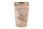 goblet, silver, 84 standard, 78.50 g, h 8.5 cm, by Mikhail Tarasov, 1908-1917, Moscow, Russia...