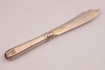 set of 5 fruit knives, silver, 84 standard, total weight of items 215.65, 17.8 cm, 1896-1907, Vilna,...