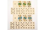 комплект игральных карт, 2 комплекта (36 + 36 шт.), Латвия, 20-30е годы 20-го века, в деревянной кор...