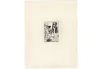 Rikmane Māra (1939), set of 10 etchings, with artist's signature, numbered 5/100, in original emboss...
