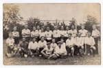 фотография, футбольная команда, Латвия, 20-30е годы 20-го века, 14x8,8 см...
